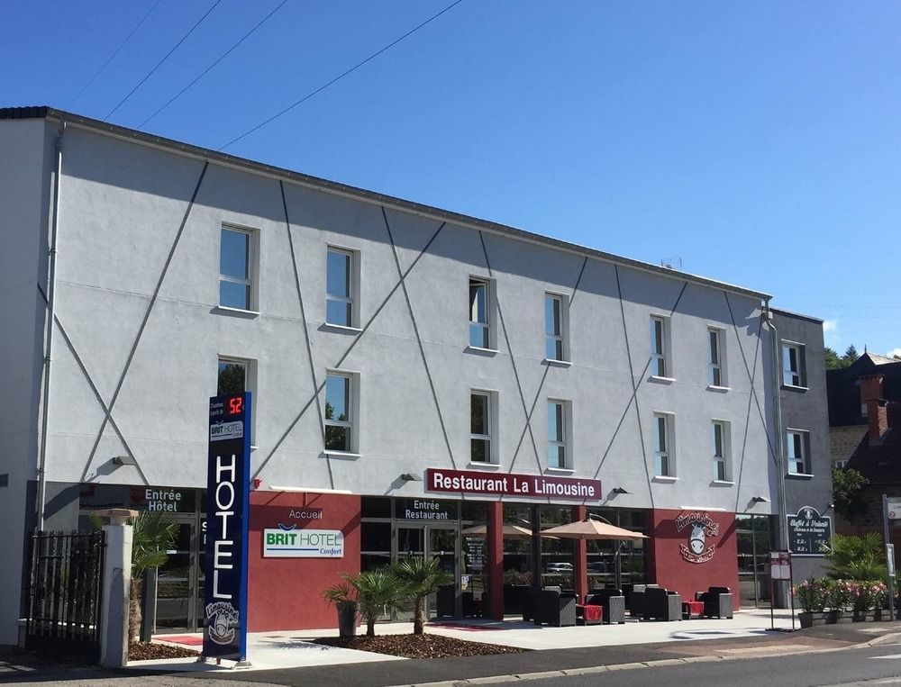 Brit Hotel Brive La Gaillarde - Restaurant La Limousine Malemort Bagian luar foto